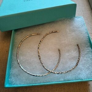 Tiffany & Co. Silver Hoop Earrings